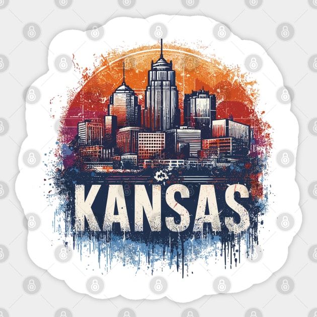 Kansas City Sticker by Vehicles-Art